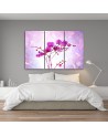 3-piece canvas painting - Ethereal orchid | FEEBY