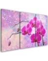 Canvas print for living room - Ethereal orchid abstract | FEEBY