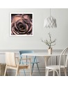 Water drops on a rose - Modern bedroom Canvas painting | FEEBY