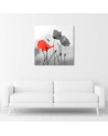Modern Canvas painting for living room - Red poppies | FEEBY