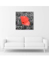 Canvas prints for living room - Red poppy flowers nature | FEEBY