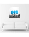 Canvas print - Blue tulips | FEEBY