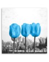 Canvas print - Blue tulips | FEEBY
