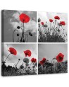 Canvas painting - Red poppies | FEEBY