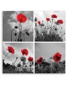 Canvas painting - Red poppies | FEEBY