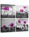 Canvas print - Purple poppies | FEEBY