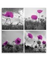 Canvas print - Purple poppies | FEEBY