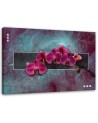 Canvas prints for living room - Orchid in fuchsia | FEEBY