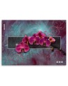 Canvas prints for living room - Orchid in fuchsia | FEEBY
