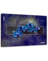 Orchid in blue - Canvas painting. Buy now| | FEEBY
