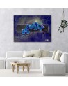 Orchid in blue - Canvas painting. Buy now| | FEEBY