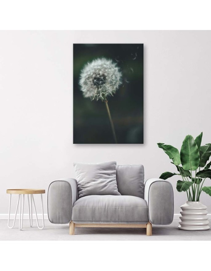 Dandelion in the wind - Canvas print | FEEBY