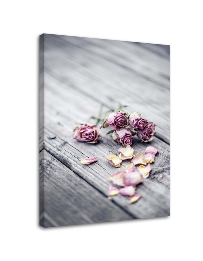 Canvas print Dried roses