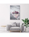 Dried roses - Modern Canvas painting for living room | FEEBY