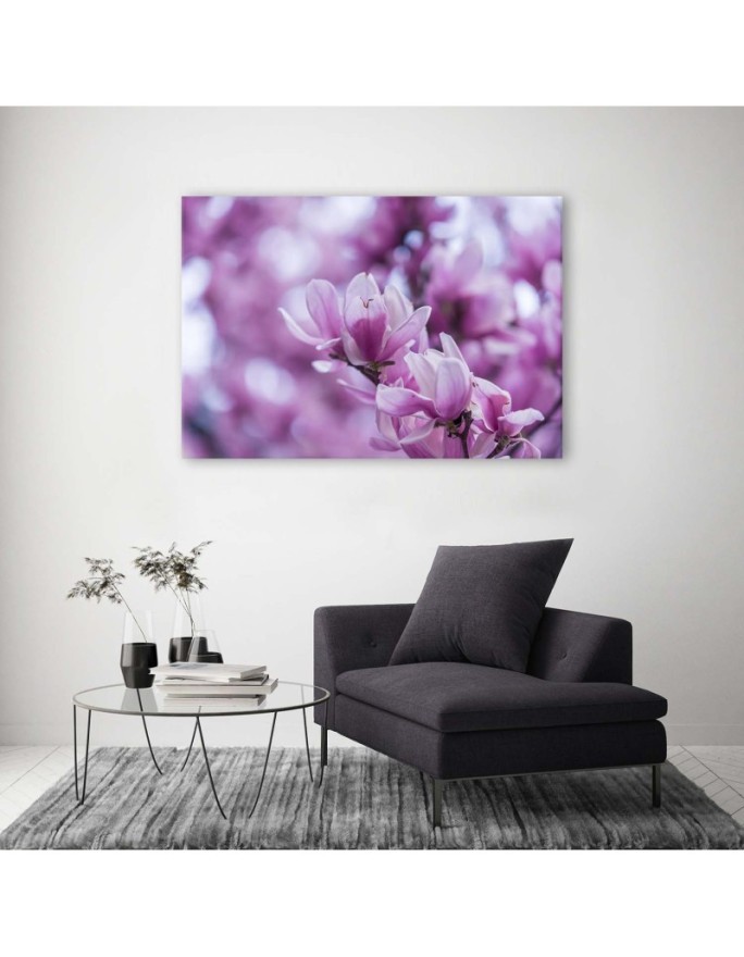 Modern Canvas painting for living room - Magnolia flowers | FEEBY