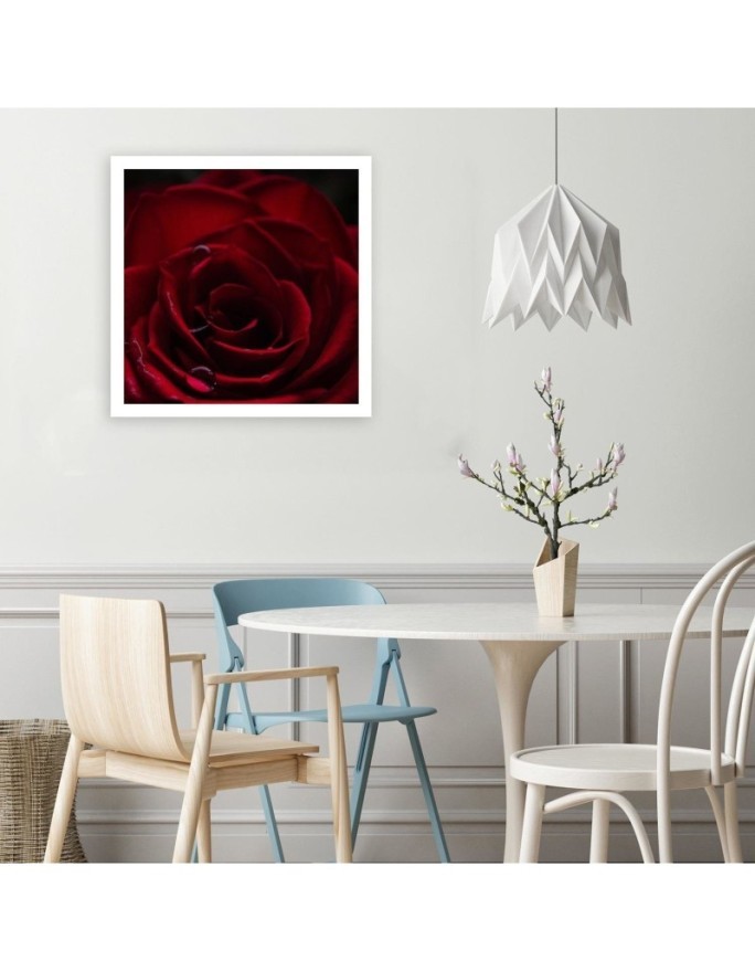 Red rose - Canvas wall art painting | FEEBY