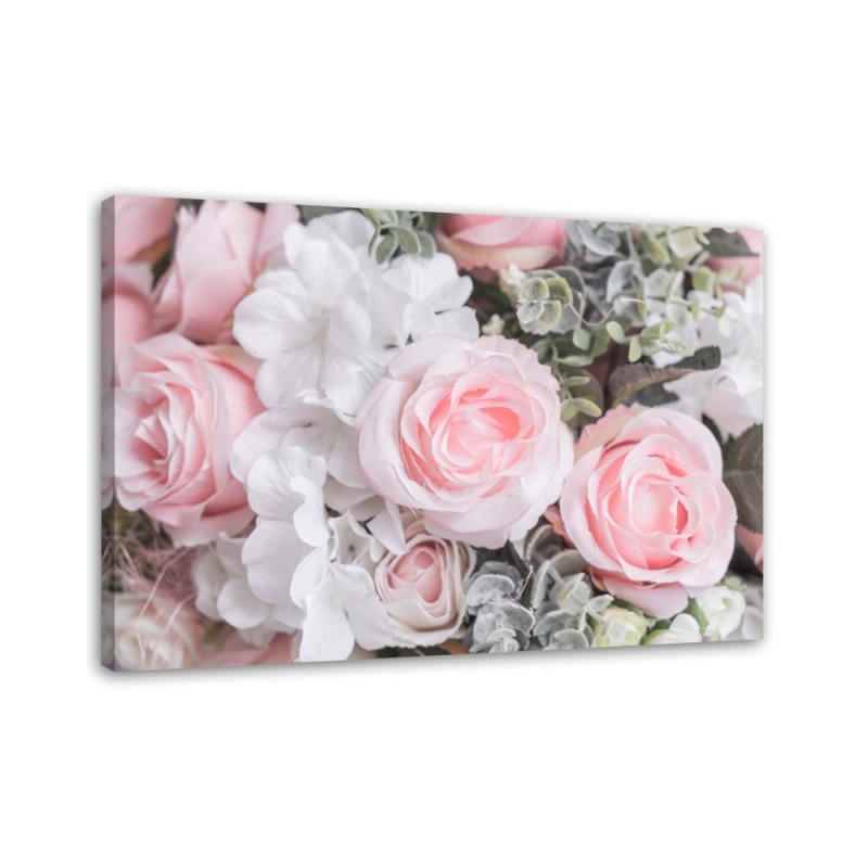 Pink roses - Pictures on Canvas for the living room. Buy now| | FEEBY
