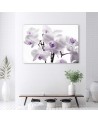 Canvas painting - White purple orchid | FEEBY