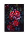 Canvas print - Red flowers on a background of leaves | FEEBY