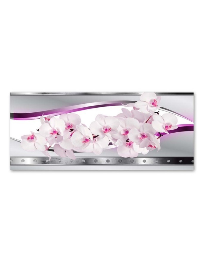 Canvas print - White pink orchids | FEEBY