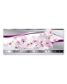 Canvas print - White pink orchids | FEEBY
