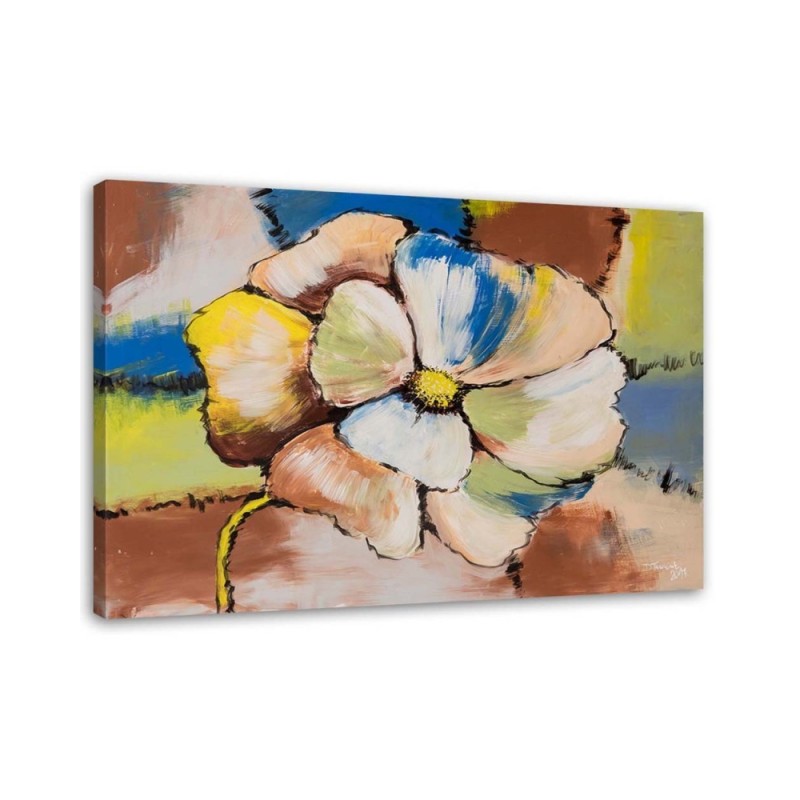Colourful flowers - Canvas prints modern | FEEBY