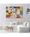 Colourful flowers - Canvas prints modern | FEEBY