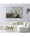 Canvas painting - Dandelion in Dew Drops| FEEBY
