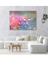 Canvas painting - Water drops on a dewdrop | FEEBY