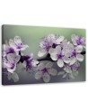 Modern Canvas painting for living room - Apple blossoms | FEEBY