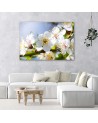 Modern wall art painting - Apple blossoms | FEEBY