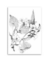 Modern wall art painting - Flowering twigs | FEEBY