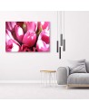 Pink tulip bouquet - Canvas print | FEEBY
