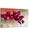 Red orchids Canvas prints - A painting for the living room | FEEBY