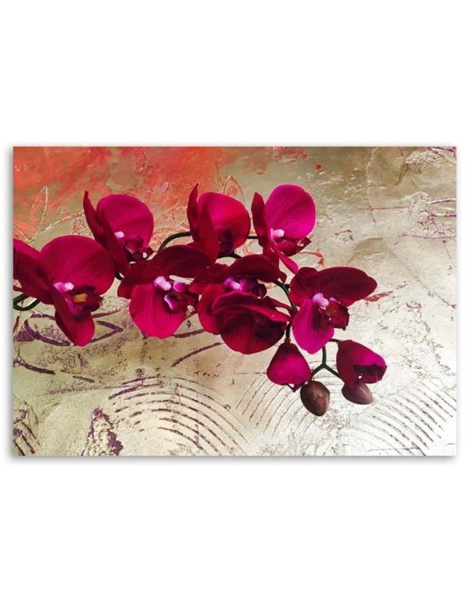 Red orchids Canvas prints - A painting for the living room | FEEBY