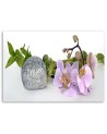 Zen orchids with Dream inscription - Canvas painting for spa | FEEBY