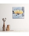 Canvas prints for bedroom - Yellow flower shabby chic | FEEBY