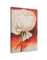 White peonies hand-painted - Hand-painted painting | FEEBY