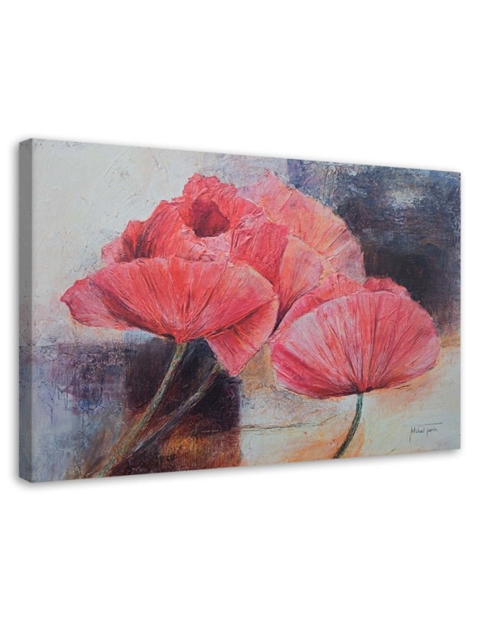 Canvas print Red poppies...