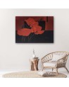 Field red poppies - Hand-painted Canvas painting | FEEBY