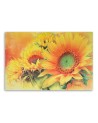 Canvas prints for living room - Painted sunflowers | FEEBY