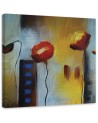 Hand-painted painting - Orange poppies | FEEBY