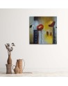 Hand-painted painting - Orange poppies | FEEBY