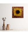 Hand-painted picture - Canvas painted sunflowers | FEEBY