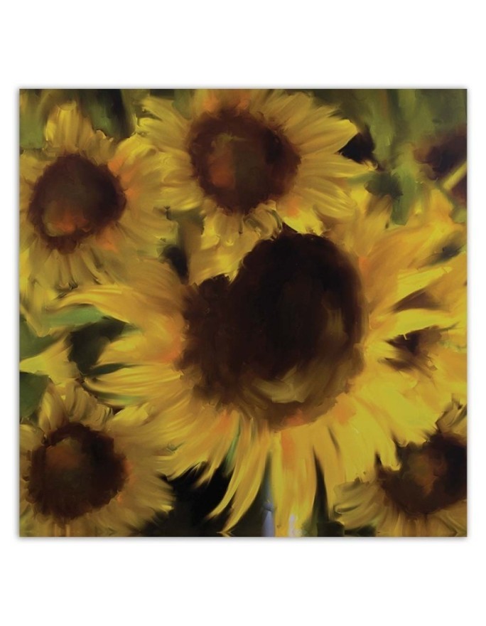 Canvas prints for living room - Bouquet of yellow sunflowers | FEEBY