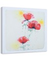 Canvas prints for living room - Painted red poppies | FEEBY