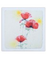 Canvas prints for living room - Painted red poppies | FEEBY