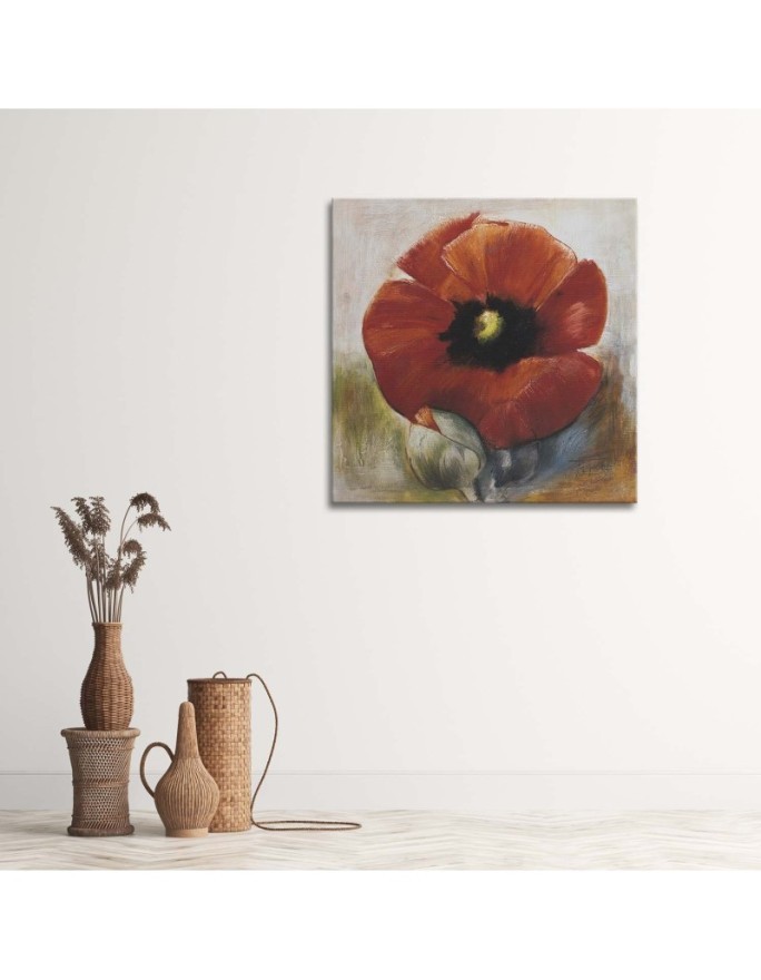 Canvas painting - Poppy flower | FEEBY
