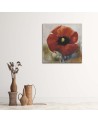 Canvas painting - Poppy flower | FEEBY
