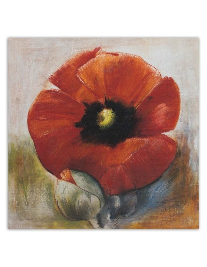 Canvas painting - Poppy flower | FEEBY
